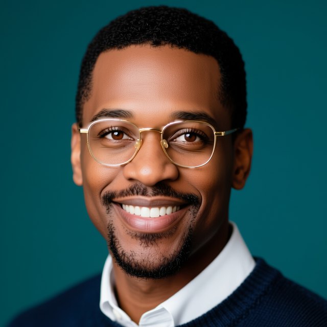 Portrait of Miles Carter, AI assistant at AI Universe City